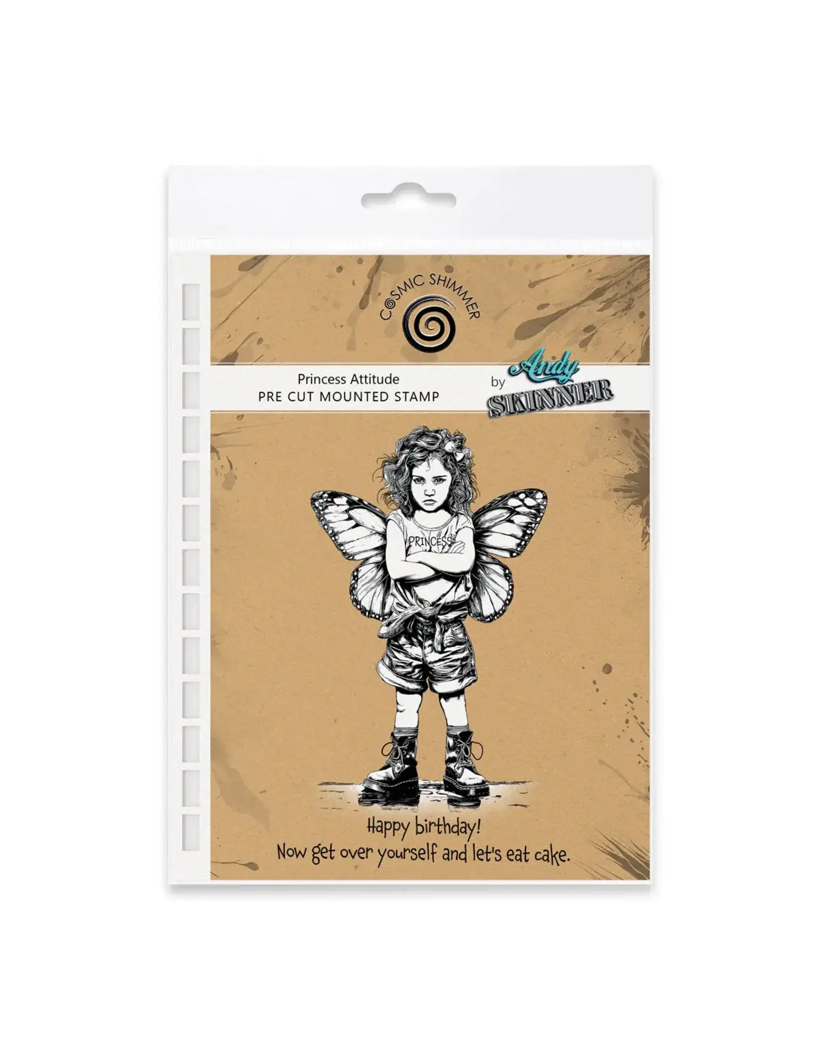 COSMIC SHIMMER COSMIC SHIMMER ANDY SKINNER PRINCESS ATTITUDE CLING STAMP