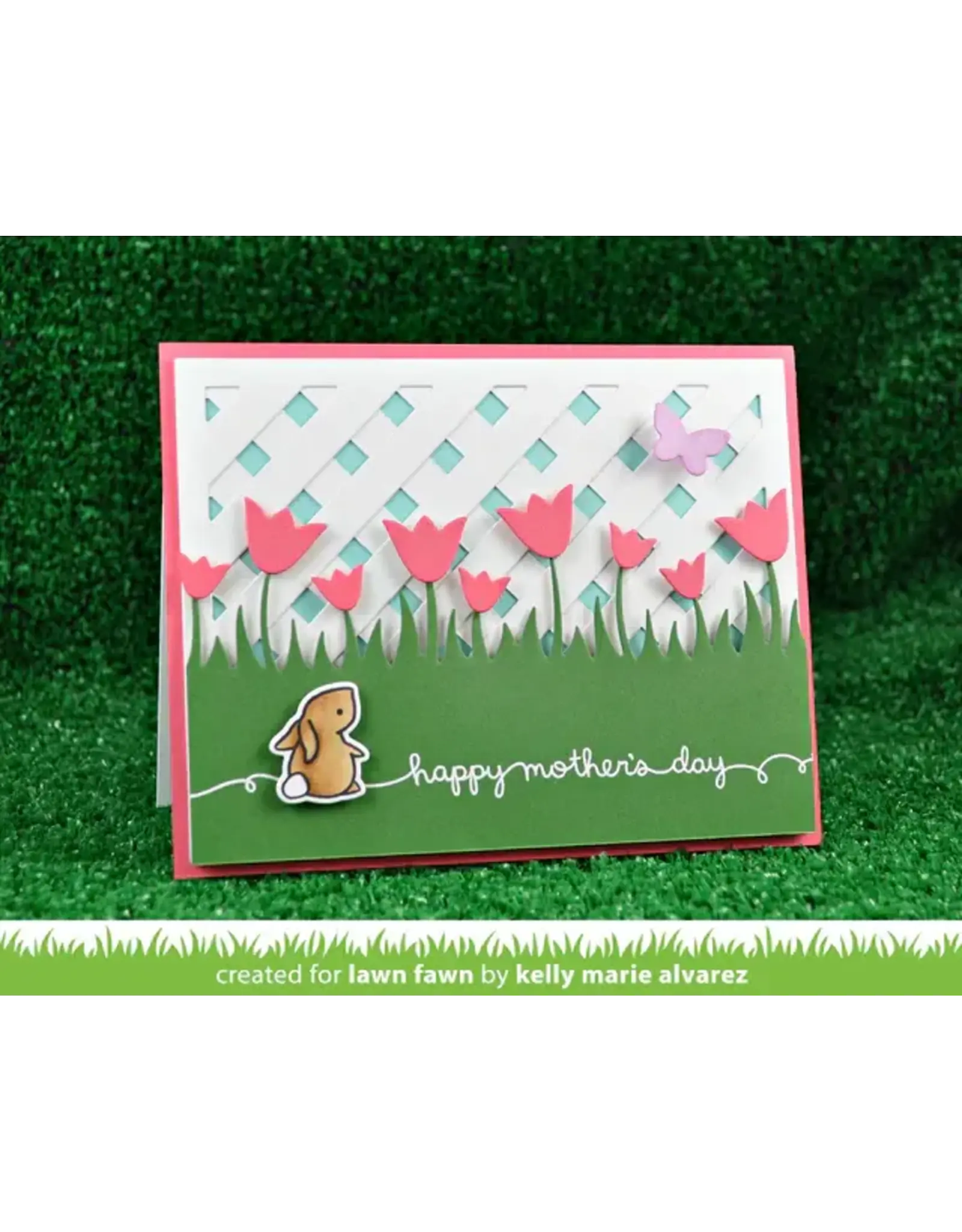 LAWN FAWN LAWN FAWN MEADOW BORDERS DIE SET