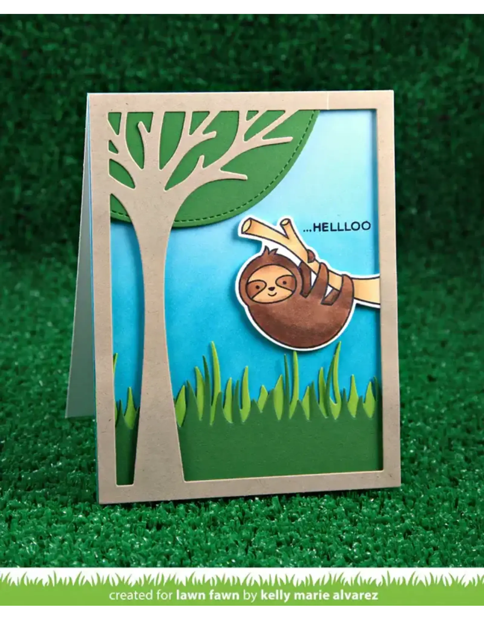 LAWN FAWN LAWN FAWN MEADOW BORDERS DIE SET