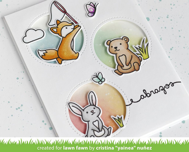 LAWN FAWN LAWN FAWN BUTTERFLY KISSES STAMP SET