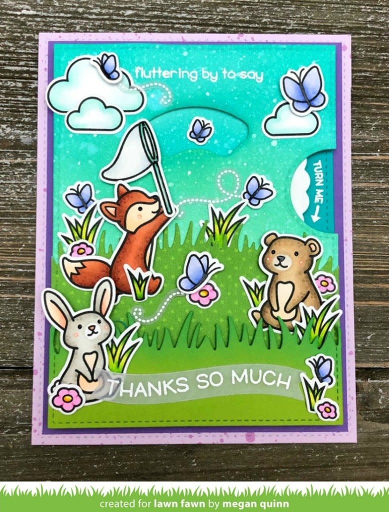 LAWN FAWN LAWN FAWN BUTTERFLY KISSES STAMP SET