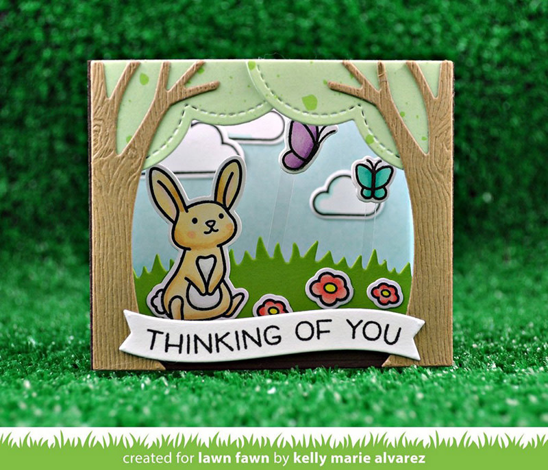LAWN FAWN LAWN FAWN BUTTERFLY KISSES STAMP SET