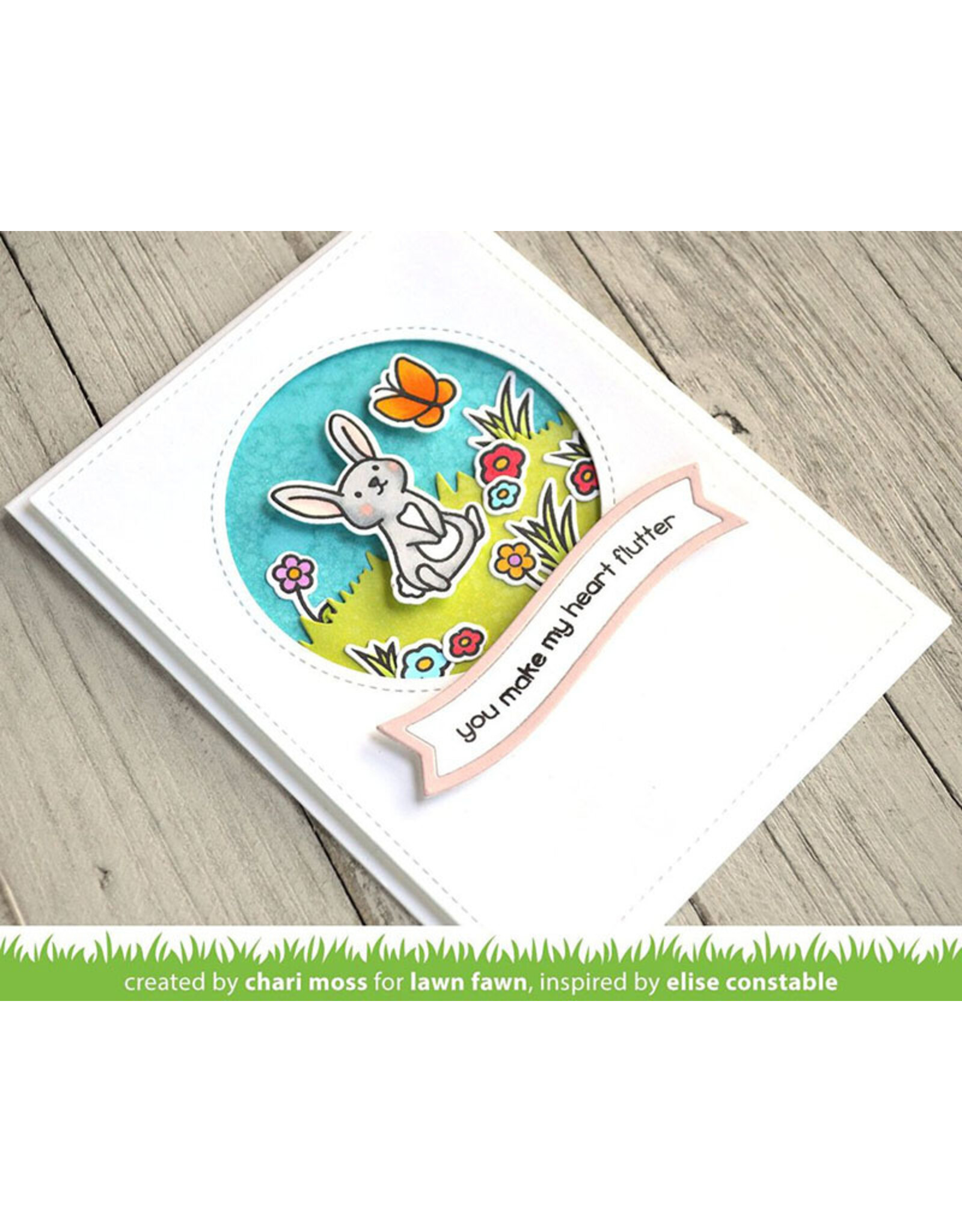 LAWN FAWN LAWN FAWN BUTTERFLY KISSES STAMP SET
