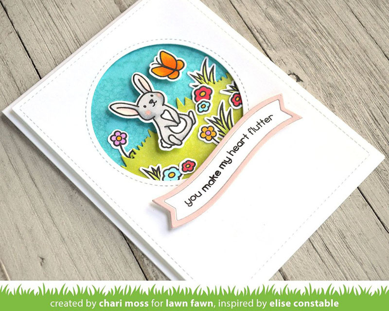 LAWN FAWN LAWN FAWN BUTTERFLY KISSES STAMP SET