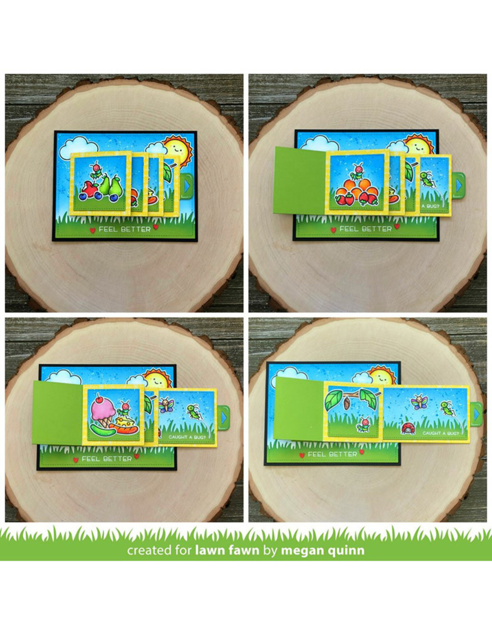 LAWN FAWN LAWN FAWN A BUG DEAL ACRYLIC STAMP SET