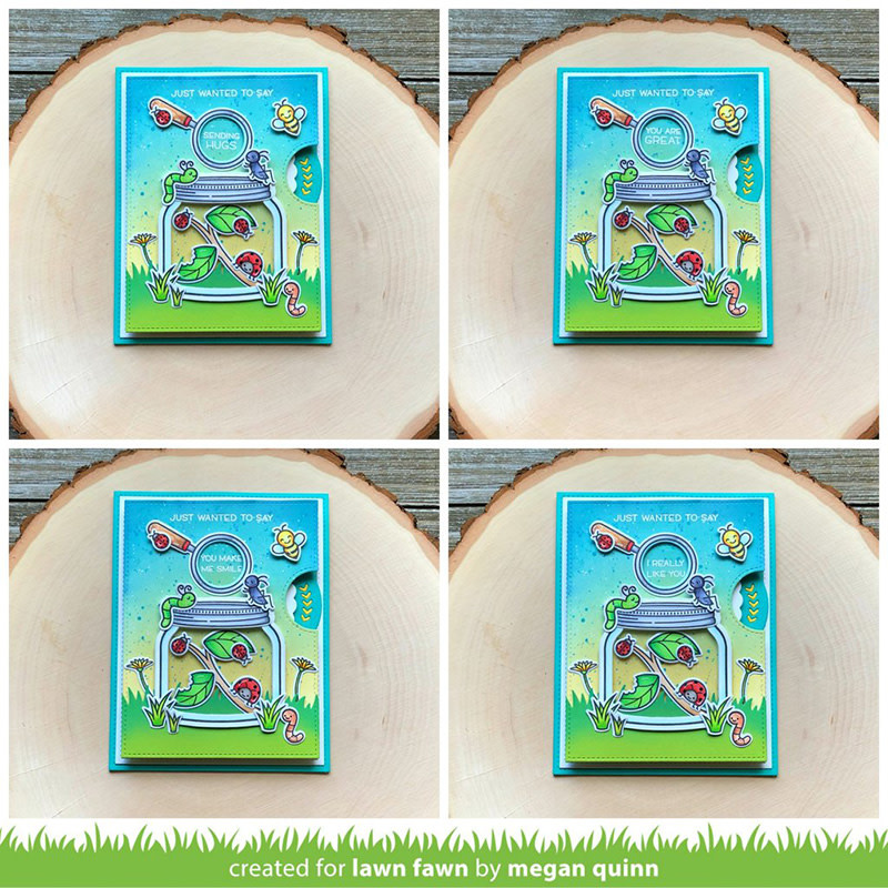 LAWN FAWN LAWN FAWN A BUG DEAL ACRYLIC STAMP SET