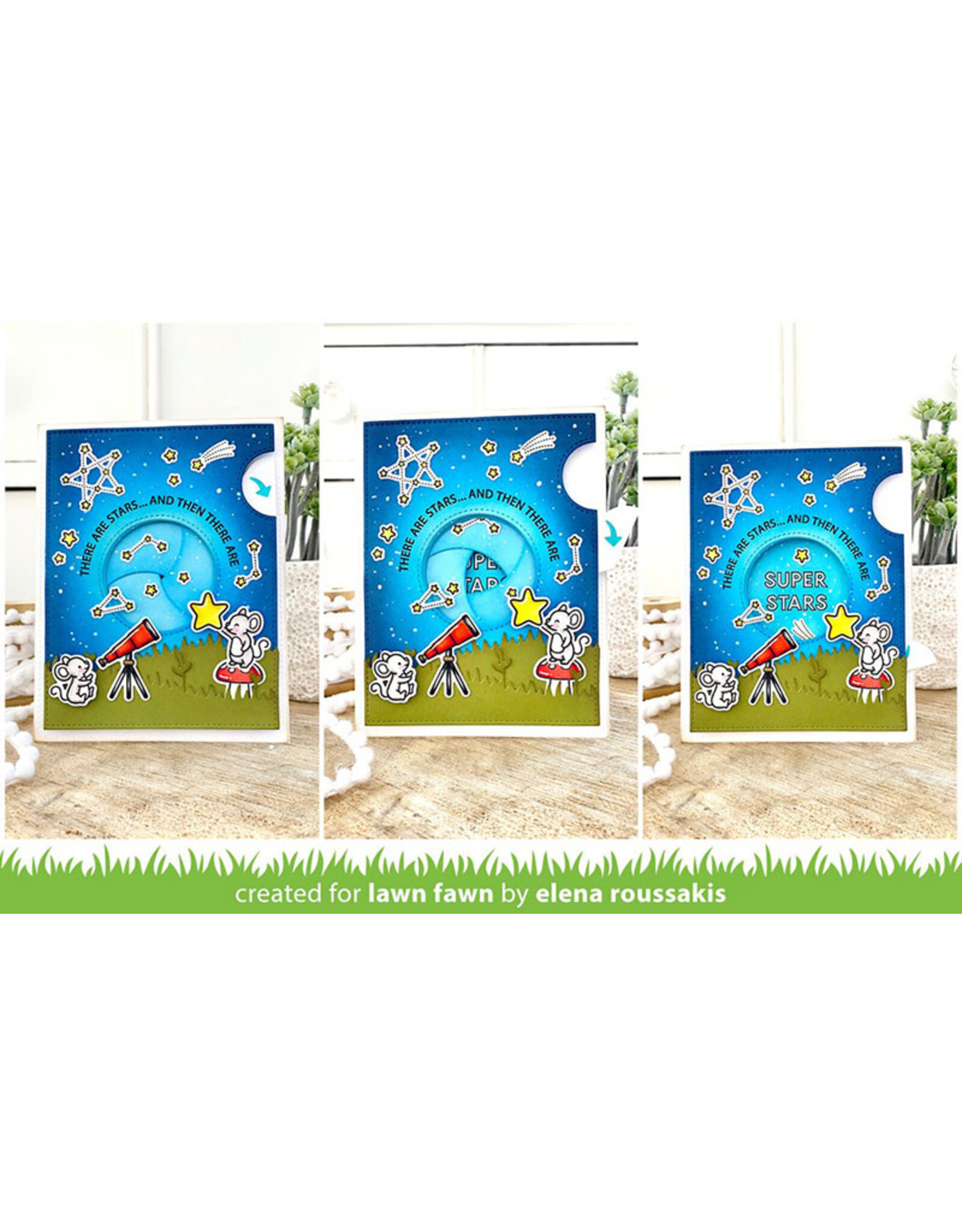 LAWN FAWN LAWN FAWN MAGIC IRIS DIE SET