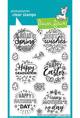 LAWN FAWN LAWN FAWN MAGIC SPRING MESSAGES CLEAR STAMP SET