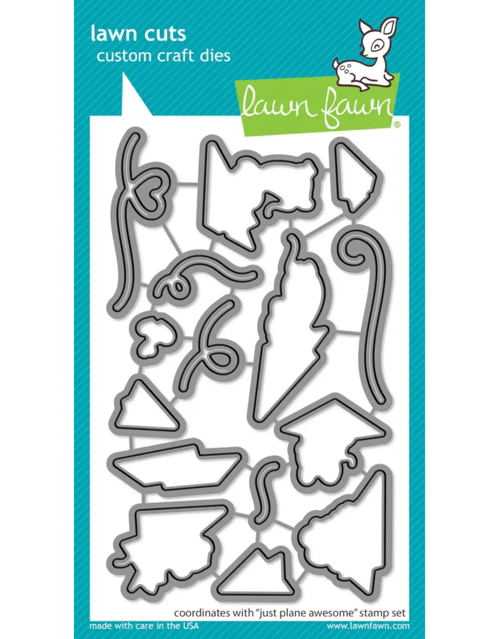 LAWN FAWN LAWN FAWN JUST PLANE AWESOME DIE SET