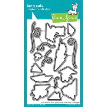 LAWN FAWN LAWN FAWN JUST PLANE AWESOME DIE SET