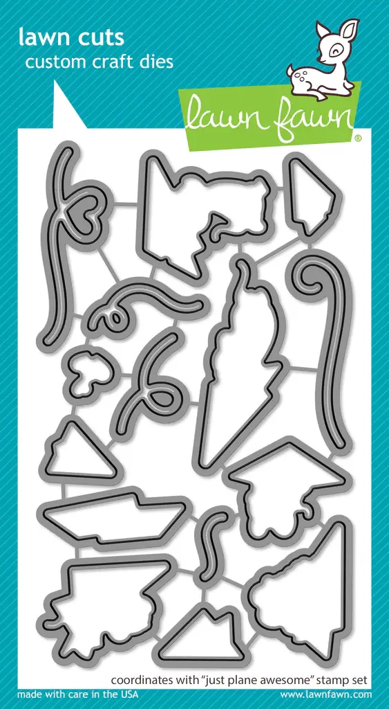 LAWN FAWN LAWN FAWN JUST PLANE AWESOME DIE SET