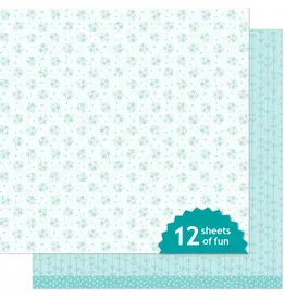 LAWN FAWN LAWN FAWN BLISSFUL BLOSSOMS AMARYLLIS 12x12 CARDSTOCK