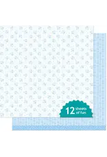 LAWN FAWN LAWN FAWN BLISSFUL BLOSSOMS BELLFLOWER 12x12 CARDSTOCK