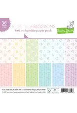 LAWN FAWN LAWN FAWN BLISSFUL BLOSSOMS 6x6 PETITE PAPER PACK 36 SHEETS