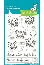 LAWN FAWN LAWN FAWN I LIKE BIG BUTTERFLIES CLEAR STAMP SET