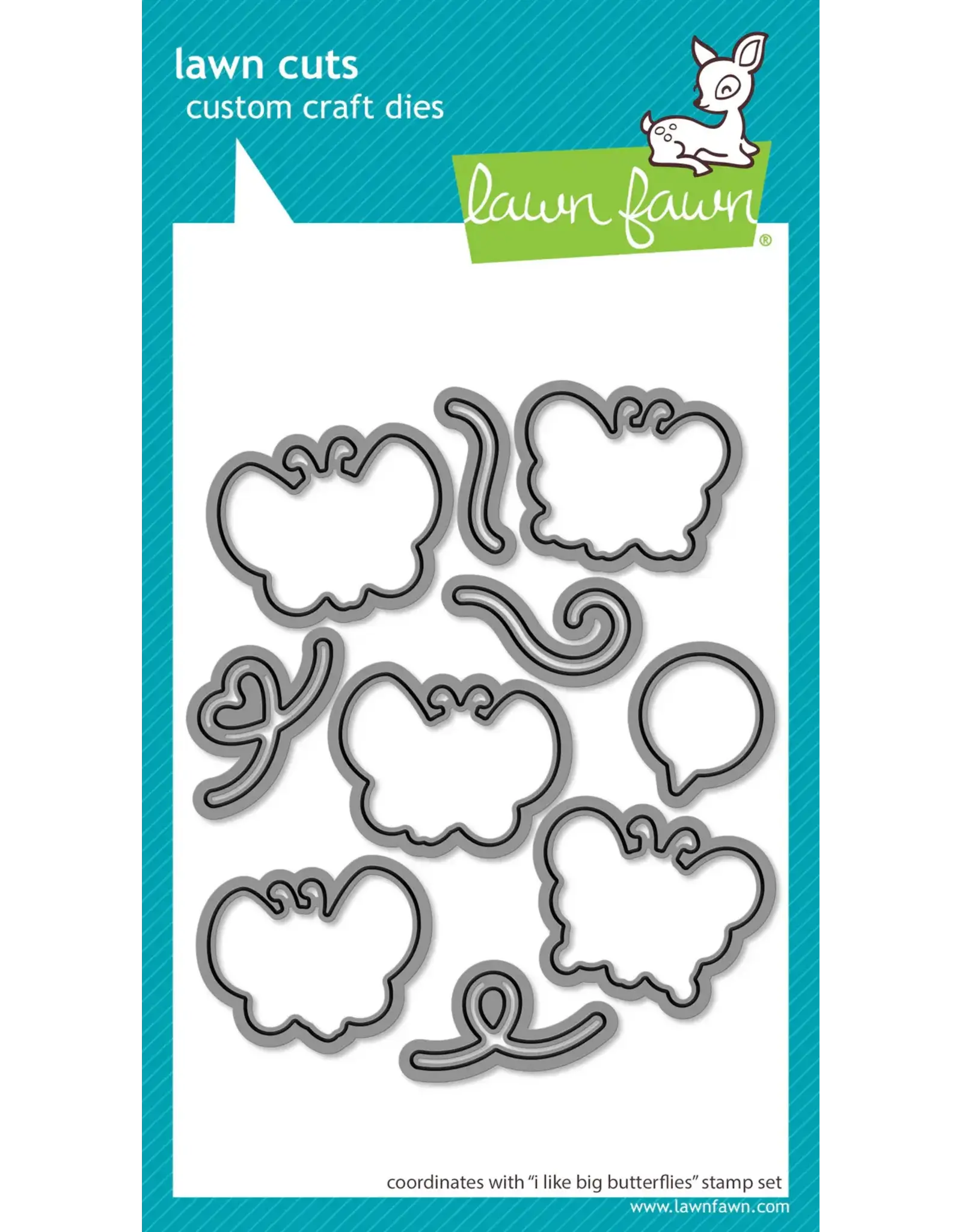 LAWN FAWN LAWN FAWN I LIKE BIG BUTTERFLIES DIE SET