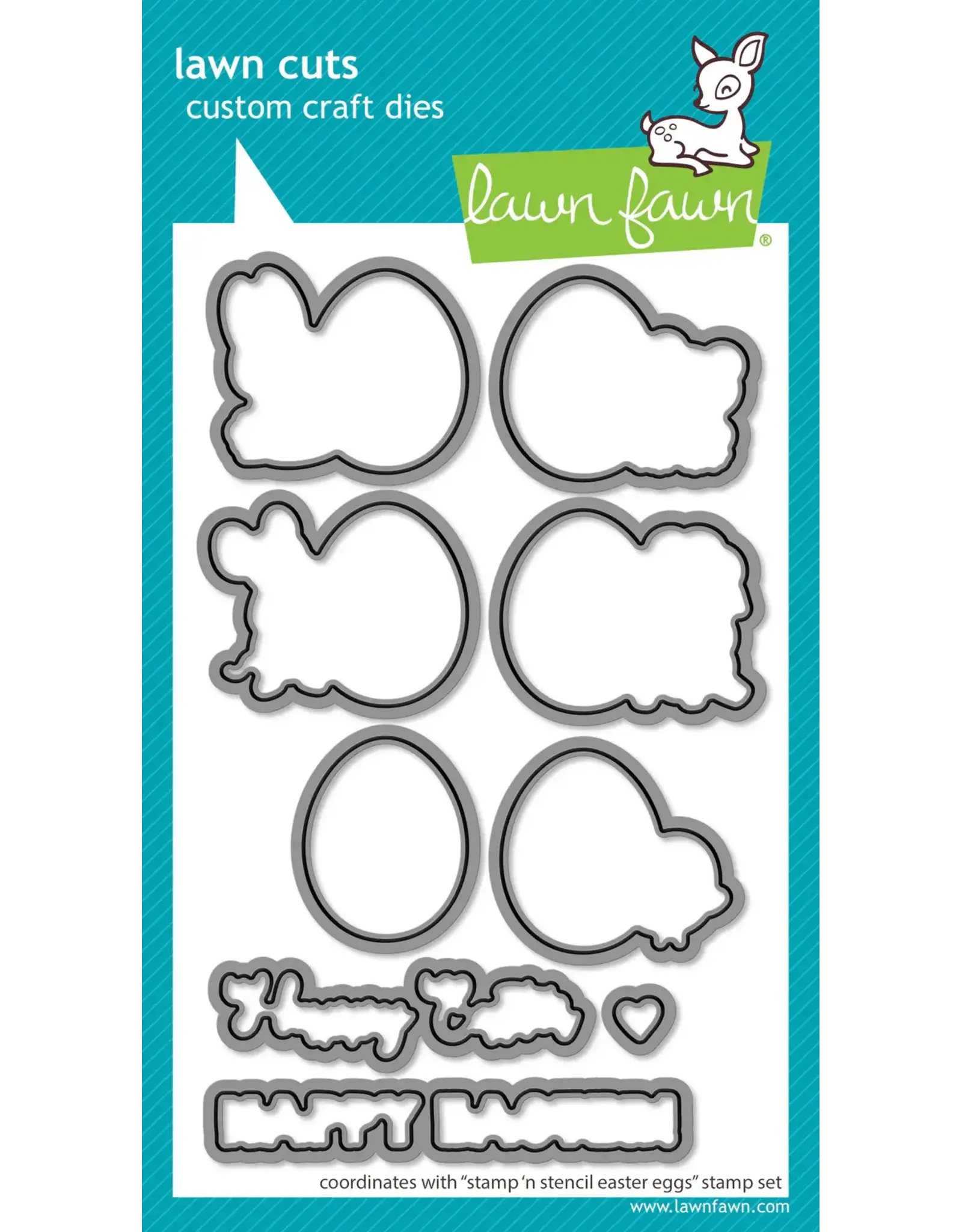 LAWN FAWN LAWN FAWN EASTER EGGS DIE SET