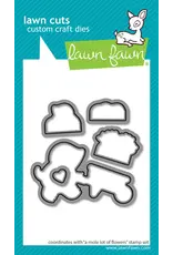 LAWN FAWN LAWN FAWN A MOLE LOT OF FLOWERS DIE SET