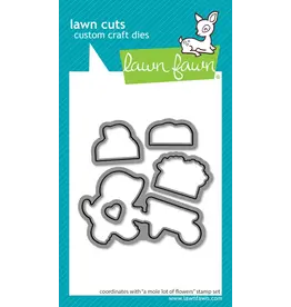 LAWN FAWN LAWN FAWN A MOLE LOT OF FLOWERS DIE SET