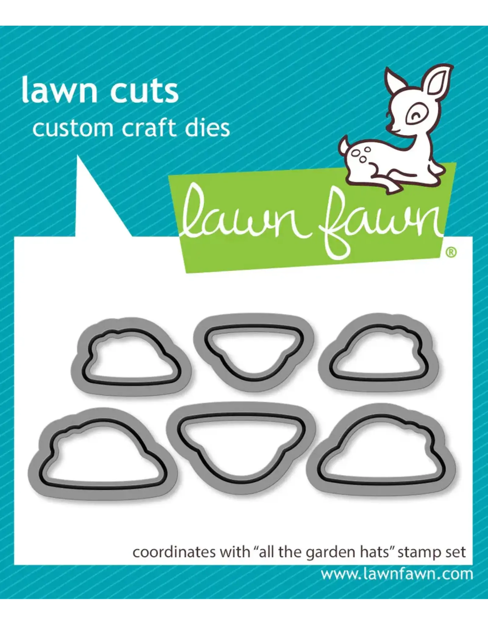 LAWN FAWN LAWN FAWN ALL THE GARDEN HATS DIE SET