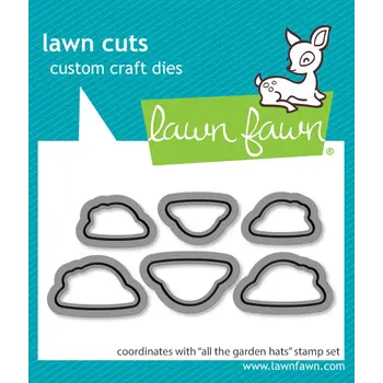 LAWN FAWN LAWN FAWN ALL THE GARDEN HATS DIE SET