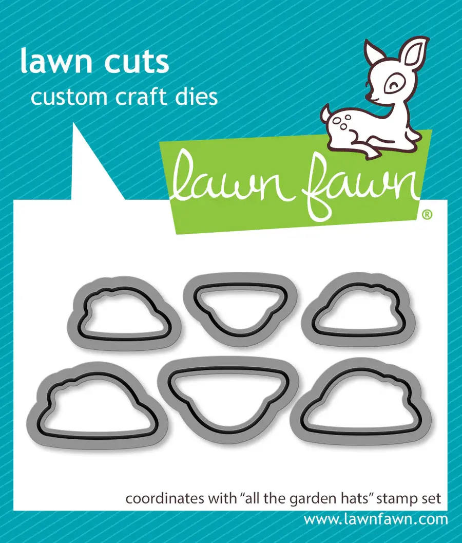 LAWN FAWN LAWN FAWN ALL THE GARDEN HATS DIE SET