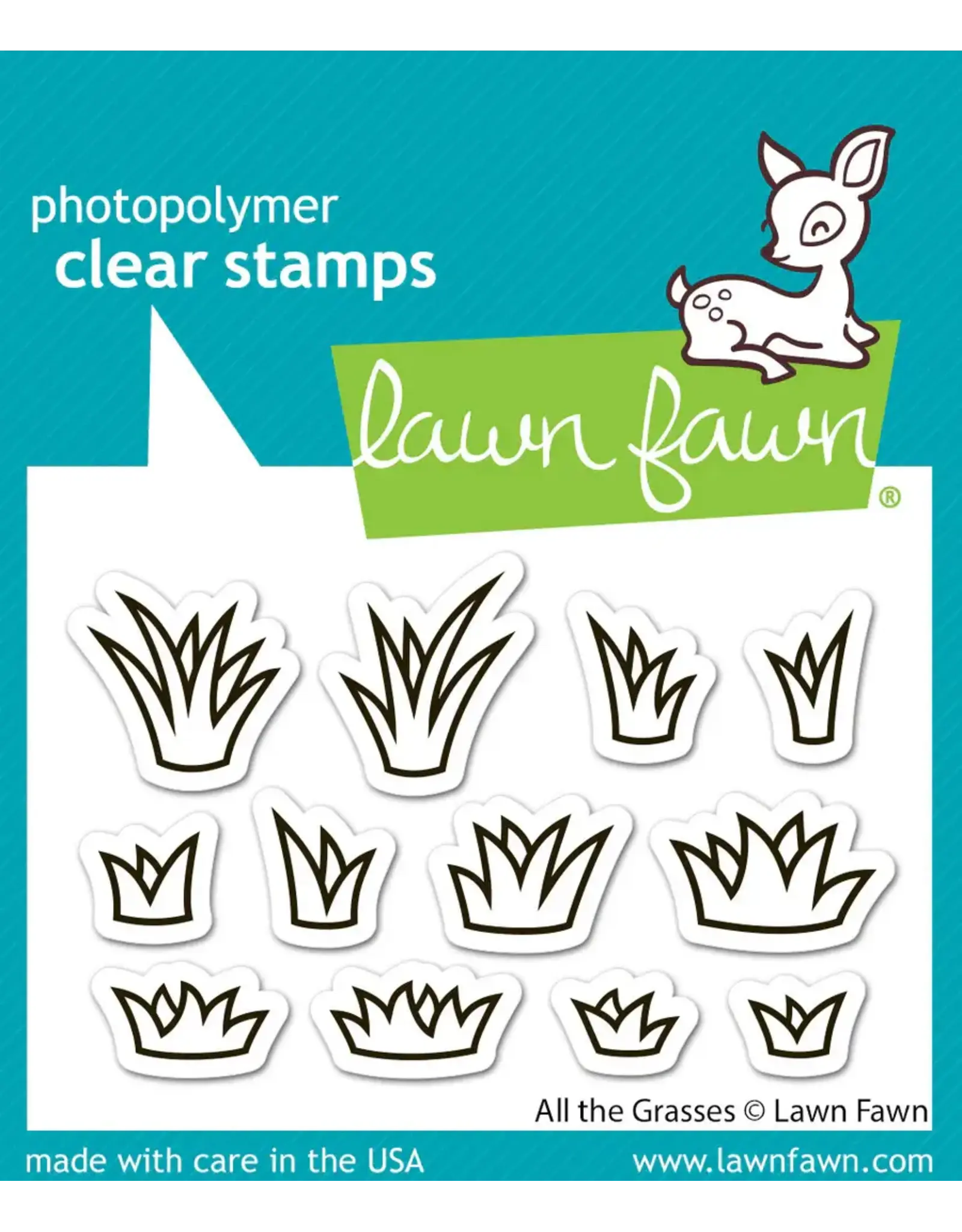 LAWN FAWN LAWN FAWN ALL THE GRASSES CLEAR STAMP SET