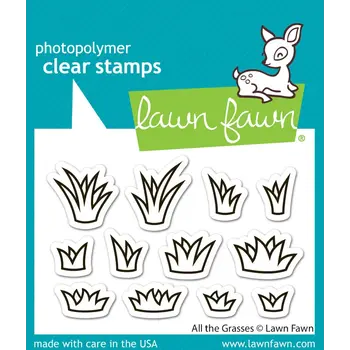 LAWN FAWN LAWN FAWN ALL THE GRASSES CLEAR STAMP SET