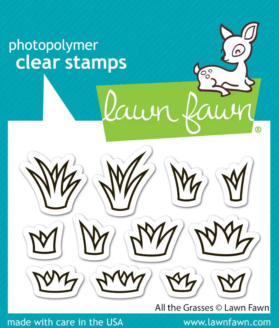 LAWN FAWN LAWN FAWN ALL THE GRASSES CLEAR STAMP SET
