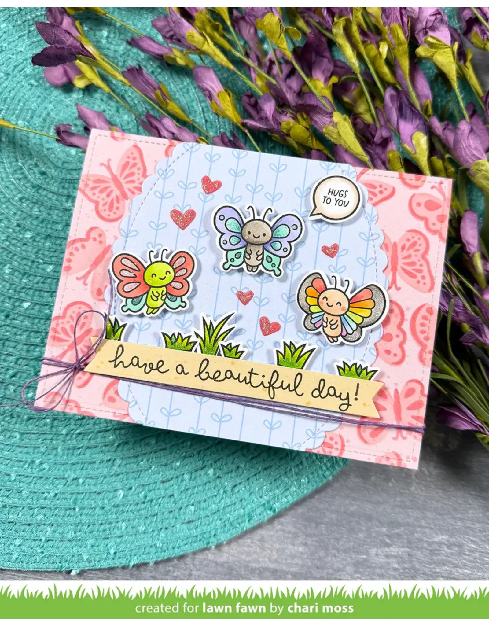 LAWN FAWN LAWN FAWN ALL THE GRASSES CLEAR STAMP SET