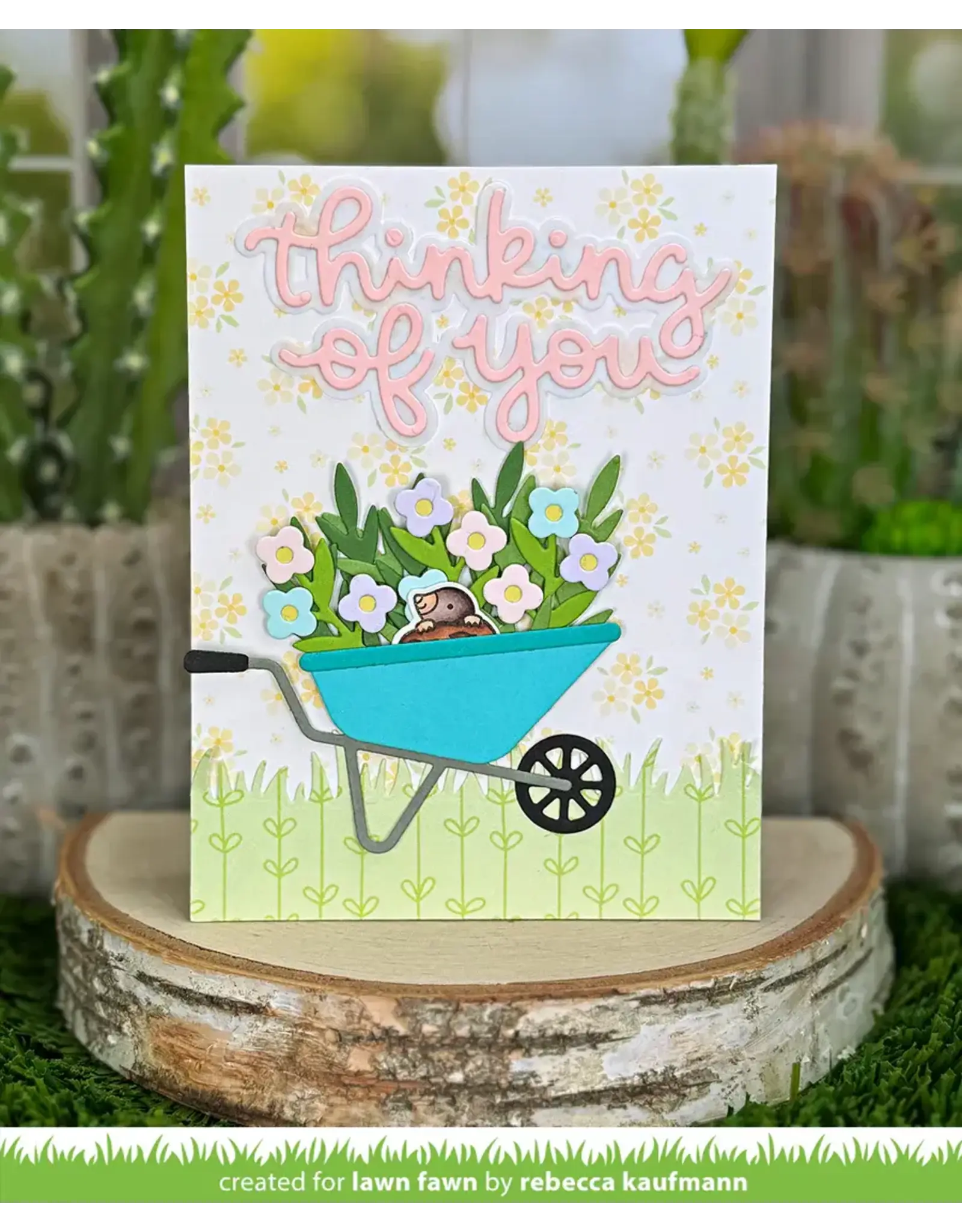 LAWN FAWN LAWN FAWN BUILD-A-WHEELBARROW DIE SET