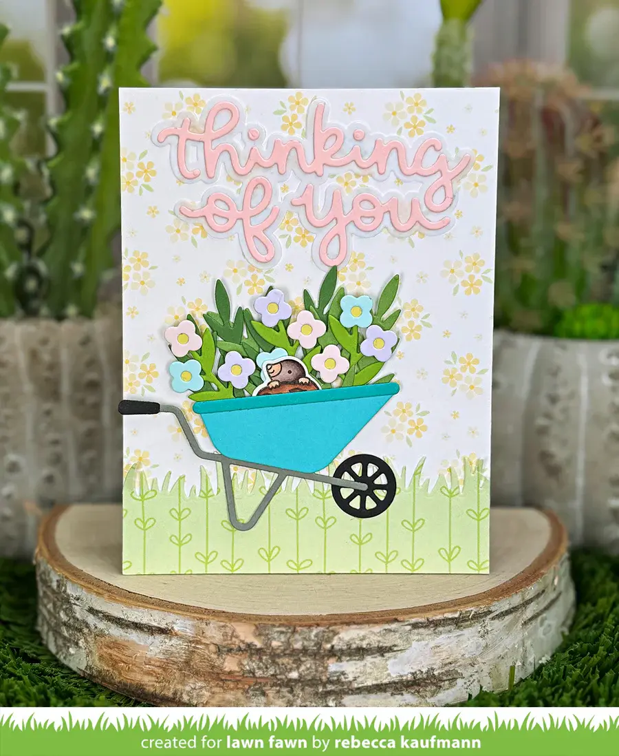 LAWN FAWN LAWN FAWN BUILD-A-WHEELBARROW DIE SET