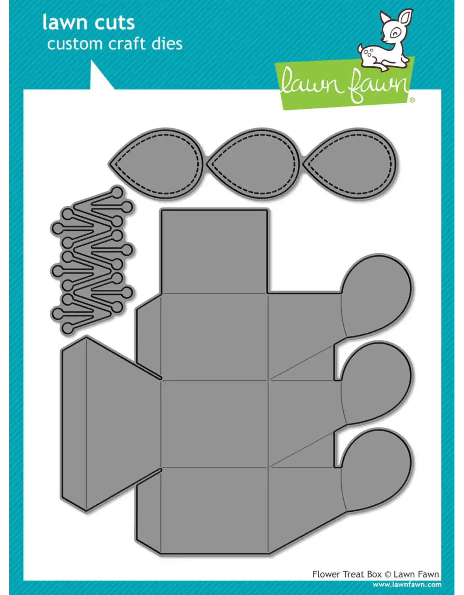 LAWN FAWN LAWN FAWN FLOWER TREAT BOX DIE SET