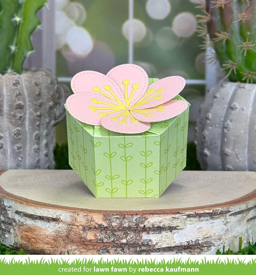LAWN FAWN LAWN FAWN FLOWER TREAT BOX DIE SET