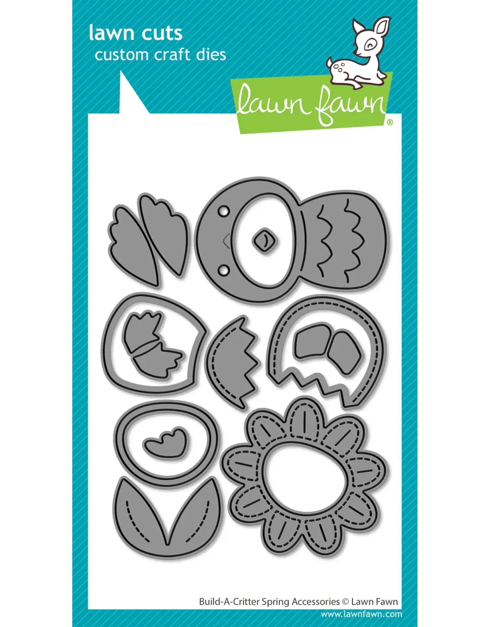 LAWN FAWN LAWN FAWN BUILD-A-CRITTER SPRING ACCESSORIES DIE SET