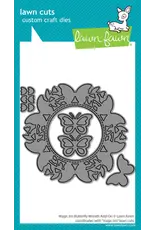 LAWN FAWN LAWN FAWN MAGIC IRIS BUTTERFLY WREATH ADD-ON DIE SET