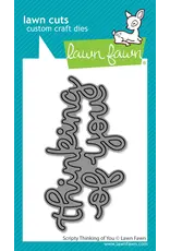 LAWN FAWN LAWN FAWN SCRIPTY THINKING OF YOU DIE