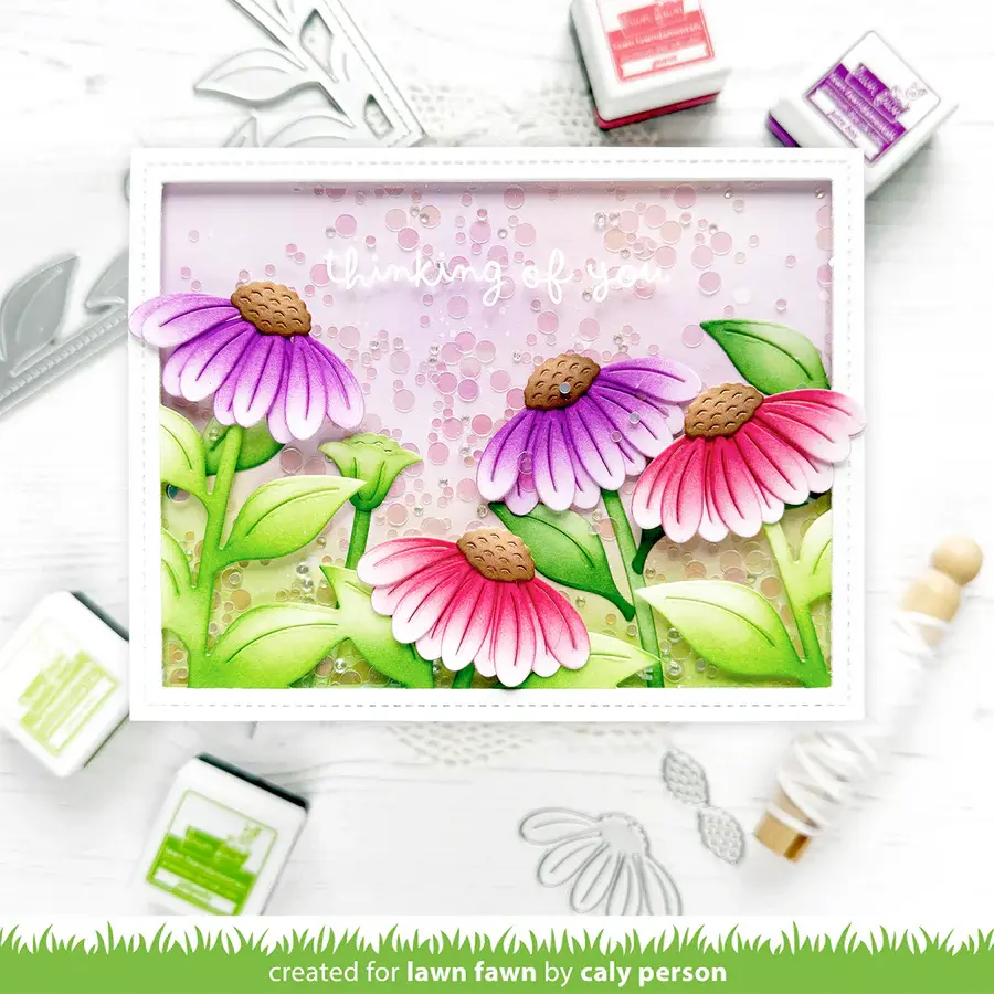 LAWN FAWN LAWN FAWN BIG BLOSSOM BACKDROP: LANDSCAPE DIE SET