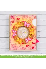 LAWN FAWN LAWN FAWN BUTTERFLY BACKGROUND 6x6  STENCIL SET 2/PK