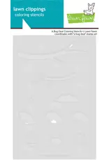 LAWN FAWN LAWN FAWN A BUG DEAL COLORING STENCIL 2/PK