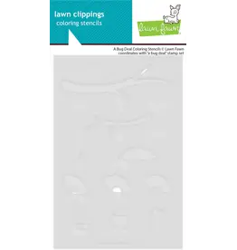 LAWN FAWN LAWN FAWN A BUG DEAL COLORING STENCIL 2/PK