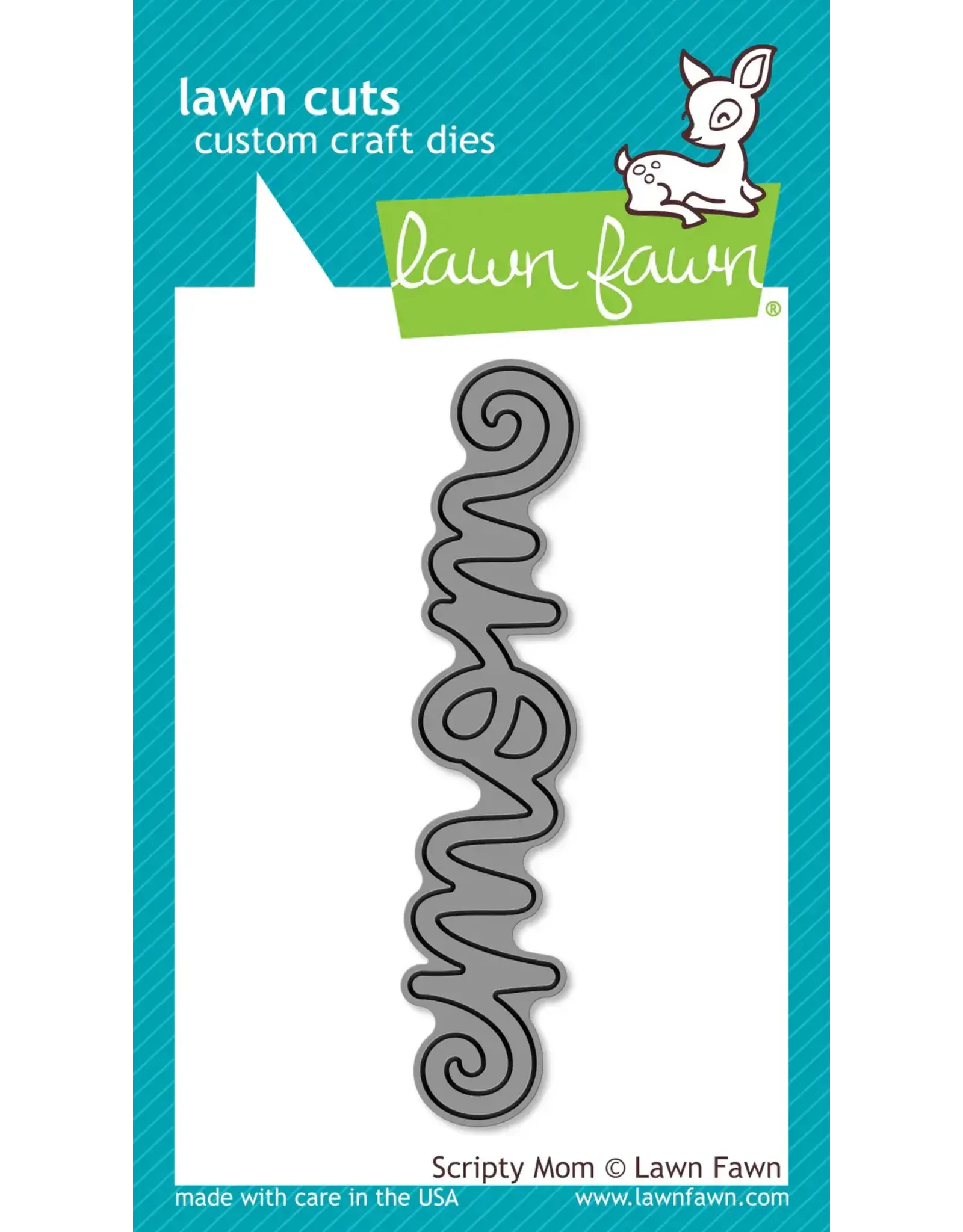 LAWN FAWN LAWN FAWN SCRIPTY MOM DIE