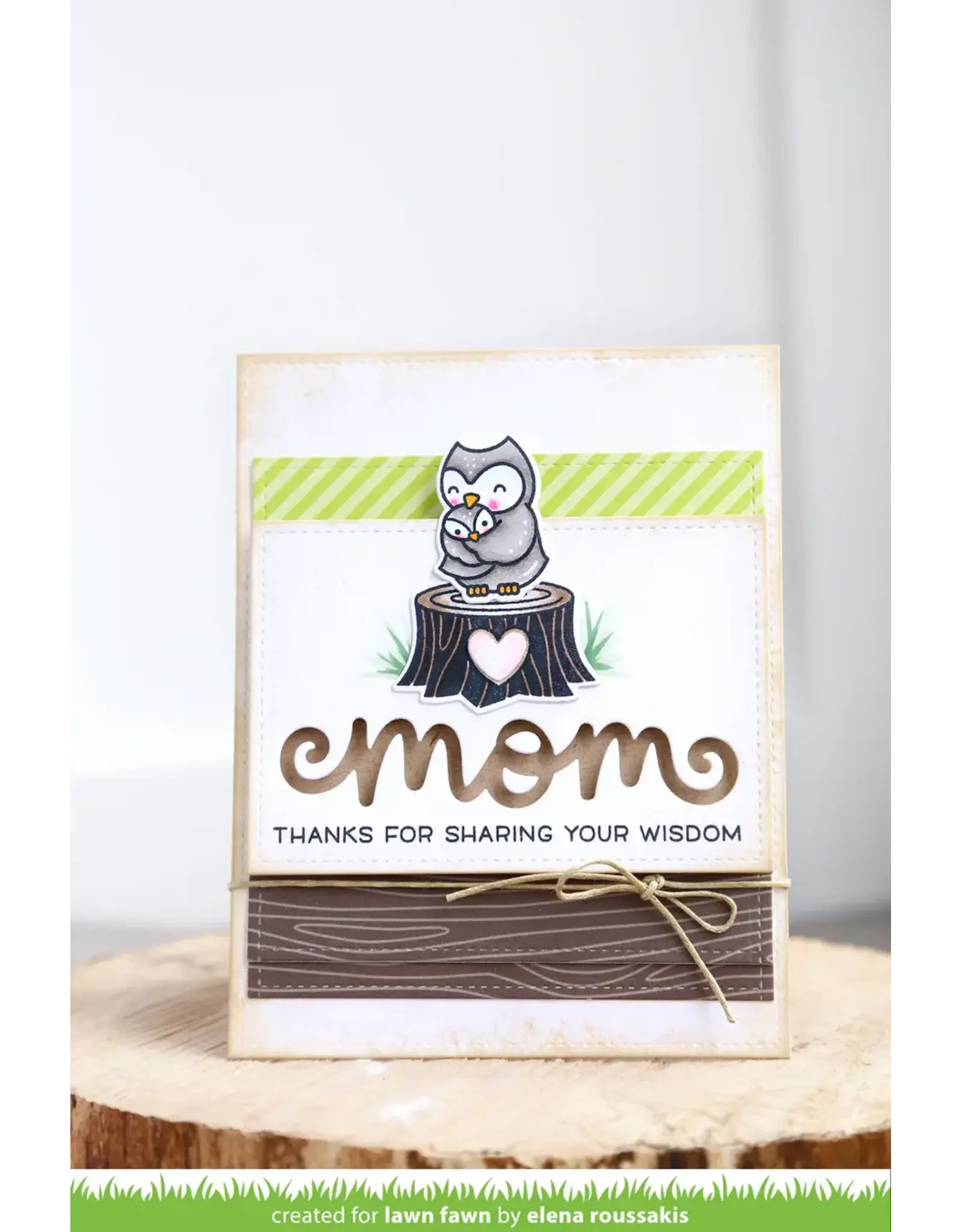 LAWN FAWN LAWN FAWN SCRIPTY MOM DIE