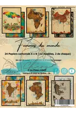 LE CHAOS CRÉATIF LE CHAOS CRÉATIF FEMMES DU MONDE 6x8 PAPER PAD