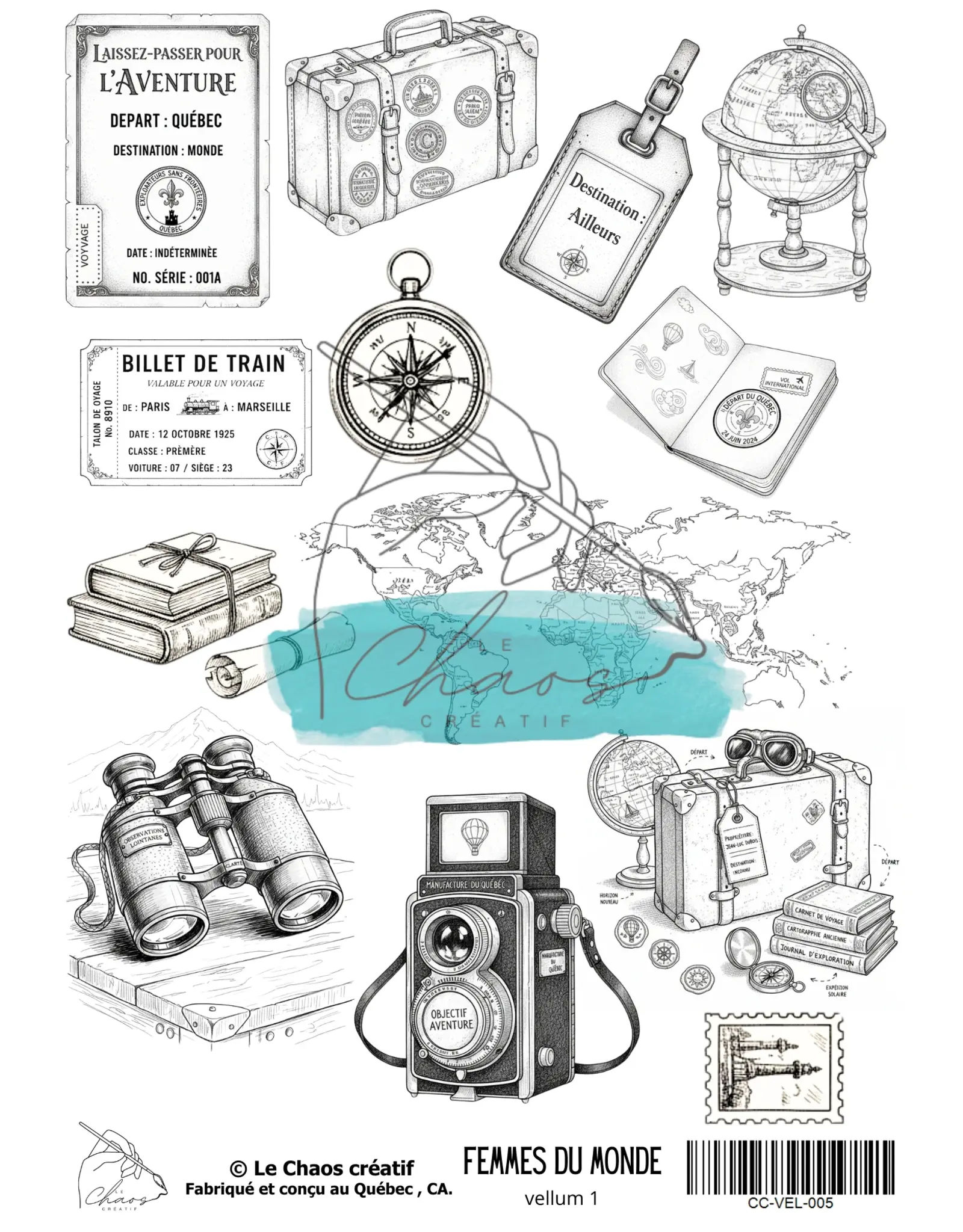 LE CHAOS CRÉATIF LE CHAOS CRÉATIF FEMMES DU MONDE VELLUM