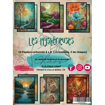 LE CHAOS CRÉATIF LE CHAOS CRÉATIF LES MYSTÉRIEUSES 6x8 PAPER PAD