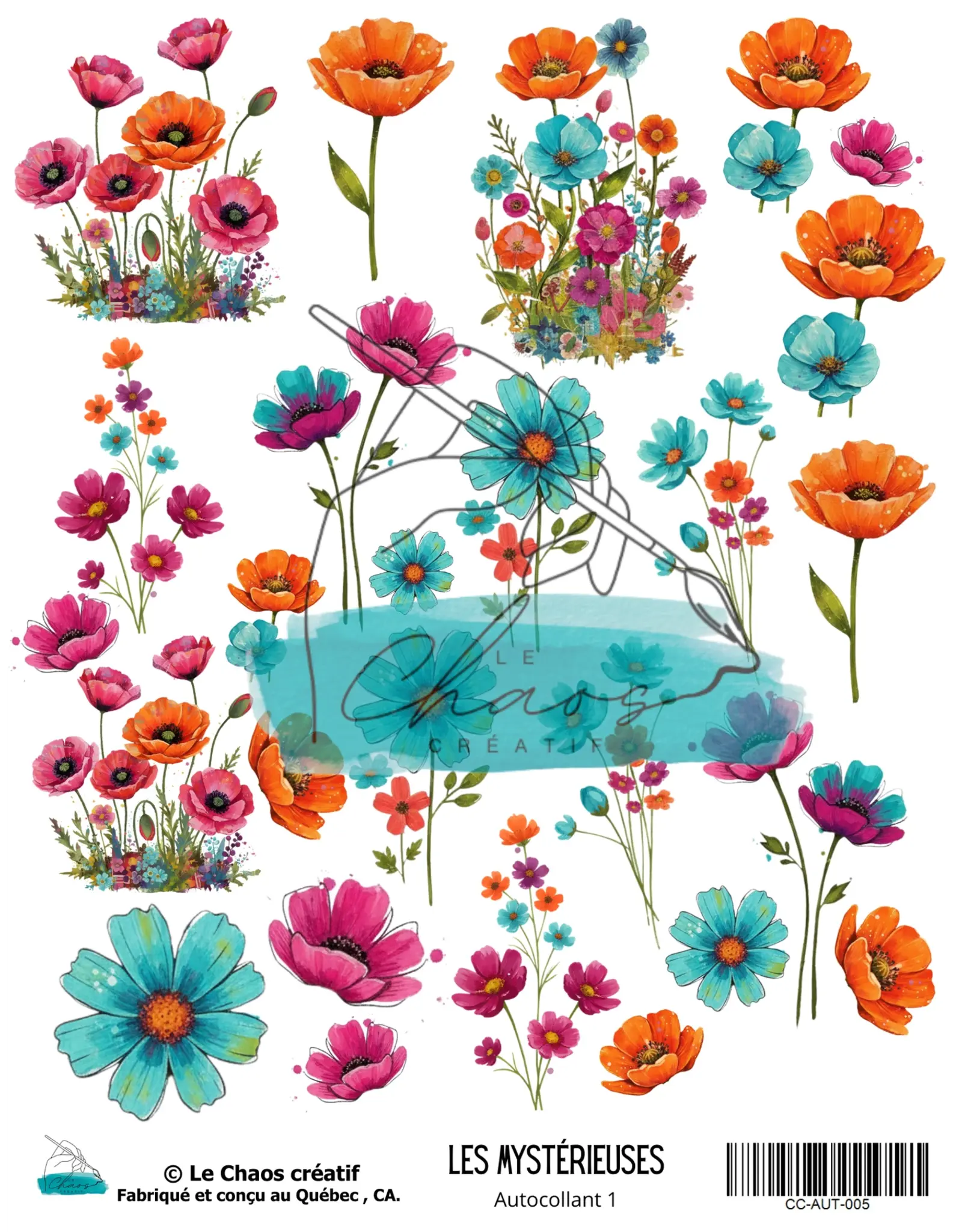 LE CHAOS CRÉATIF LE CHAOS CRÉATIF LES MYSTÉRIEUSES STICKERS