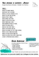 LE CHAOS CRÉATIF LE CHAOS CRÉATIF AMOUR FOILABLE CUT OUTS AND STENCIL DUO