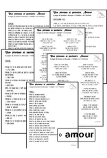 LE CHAOS CRÉATIF LE CHAOS CRÉATIF AMOUR FOILABLE CUT OUTS AND STENCIL DUO