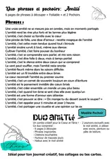 LE CHAOS CRÉATIF LE CHAOS CRÉATIF AMITIÉ FOILABLE CUT OUTS AND STENCIL DUO